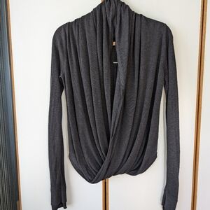 Lululemon Iconic Wrap Heathered Black Second Release 8 Convertible